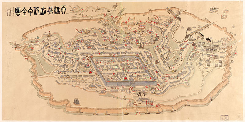 天津城厢保甲全图